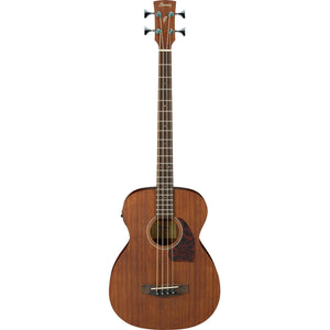 Ibanez PCBE12MHOPN 4-string Acoustic-Electric Bass, Mahogany-Easy Music Center