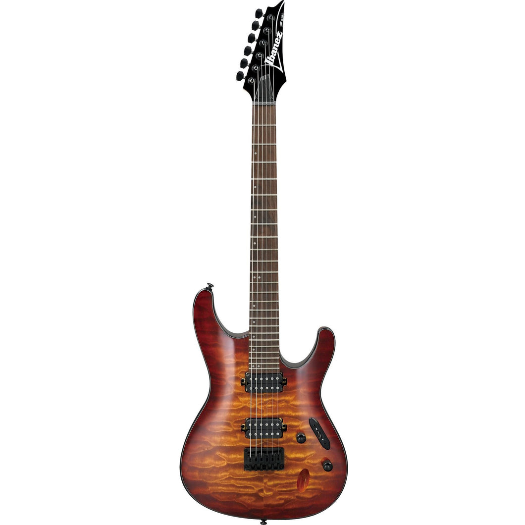 Ibanez S621QMDEB S Standard HH Hardtail Electric Guitar, Dragon Eye Burst-Easy Music Center