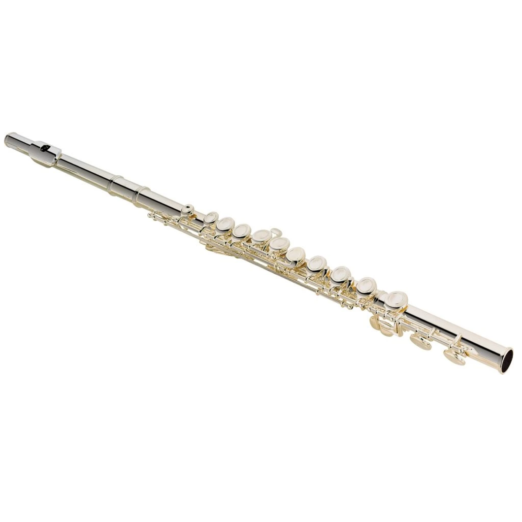 Jupiter JFL710 Standard Flute, Silver-Plated, Plateau, Offset G-Easy Music Center