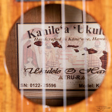 Load image into Gallery viewer, Kanile&#39;a K1-T-DLX-G K-1 Deluxe Koa Tenor Ukulele, Gloss (#25596)-Easy Music Center
