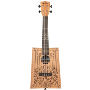 Kala KA-CB-DECO-C Cigar Box Concert Ukulele, Art Deco-Easy Music Center