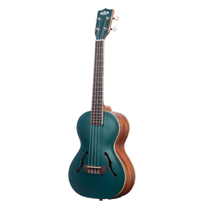 Kala KA-JTE-BKGN Brooklyn Tenor Ukulele, Green Archtop-Easy Music Center