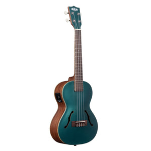 Kala KA-JTE-BKGN Brooklyn Tenor Ukulele, Green Archtop-Easy Music Center