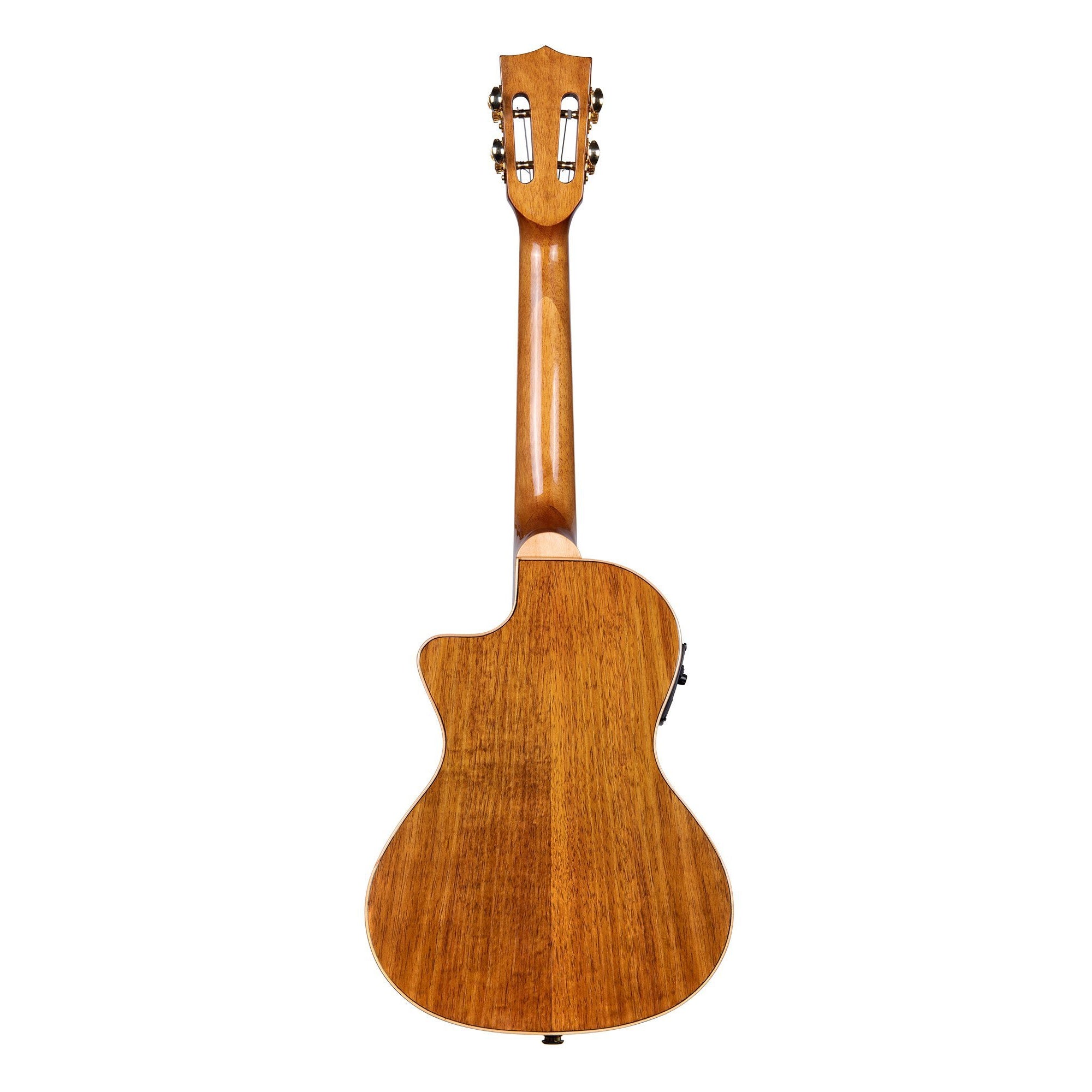 Kala KA-KTGE-C Tenor Gloss Koa Ukulele, Cutaway and Electronics