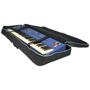 Kaces KB3916 Luxe Series Keyboard Bag, 61 Key Small L 39" W 16" H 5.5"-Easy Music Center