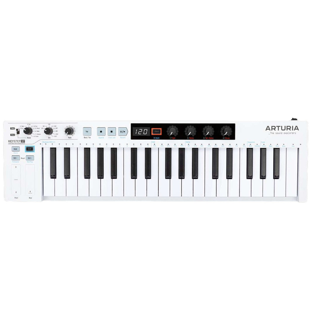 Arturia KEYSTEP37 37-Key Keyboard Controller w/ Sequencer-Easy Music Center