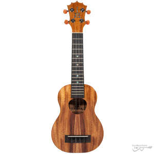 KoAloha KSM-02 Soprano Long-Neck Koa Ukulele-Easy Music Center