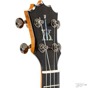 Koaloha KSM-03RP Pineapple Soprano Long-Neck "Royal Pikake" Koa Ukulele, Satin Finish-Easy Music Center