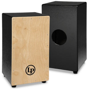 LP LP1428NYND LP Black Box Wire Cajon w/ Nat Birch Sound Board, Rubber Seat (AIMM Exclusive)-Easy Music Center