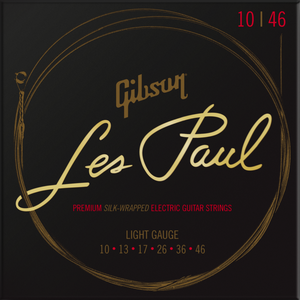 Gibson SEG-LES10 Les Paul Premium Electric Guitar Strings, 10-46-Easy Music Center