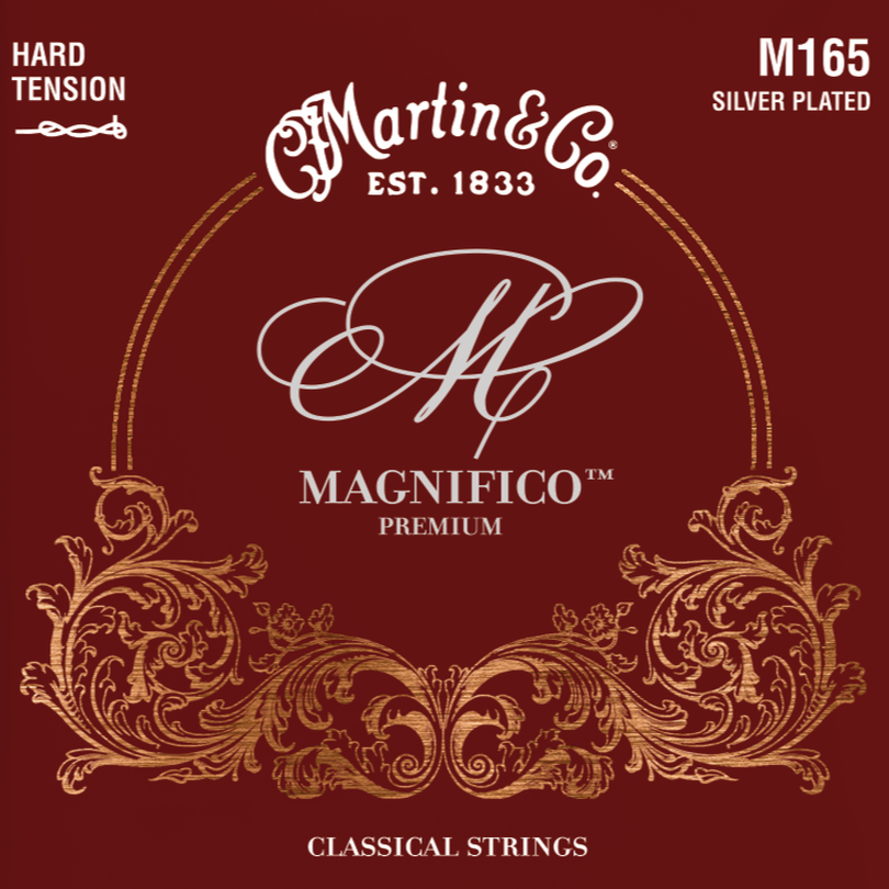 Martin M165 Premium Classical Guitar Strings Hard Tension Easy