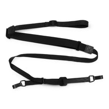 Load image into Gallery viewer, Levy M19HOK-BLK 1&quot; Double Hook Ukulele Strap, Black-Easy Music Center
