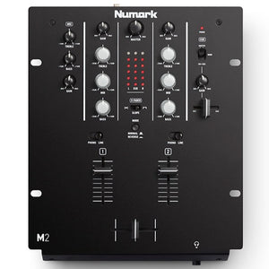 Numark M2-BLACK 2-Channel Scratch DJ Mixer-Easy Music Center