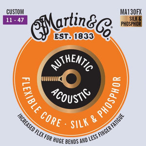 Martin MA130FX Authentic Flexible Core, Silk & Steel, 11.5 - 47.0-Easy Music Center