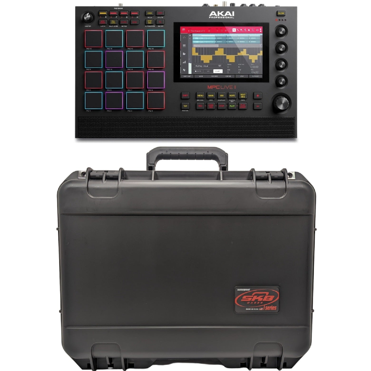 Akai MPCLIVE-II Standalone MPC & 3I1813-7MPC2 Hard Case Akai MPCLIVE-II Standalone MPC & 3I1813-7MPC2 Hard Case