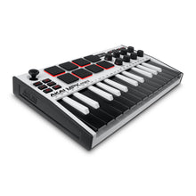 Load image into Gallery viewer, Akai MPKMINI3W Ultra Compact 25-Key Mini Keyboard Controller and Pads, White-Easy Music Center
