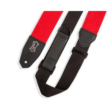 Load image into Gallery viewer, Levy MRHC-RED 2&quot; Cotton Right Height Guitar Strap, Red-Easy Music Center
