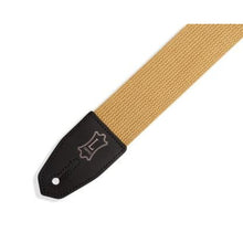 Load image into Gallery viewer, Levy MRHC-TAN 2&quot; Cotton Right Height Guitar Strap, Tan-Easy Music Center
