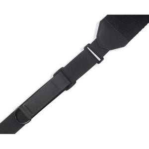 Levy MRHC4-BLK 3" Cotton Right Height Guitar Strap, Black-Easy Music Center