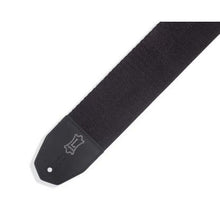 Load image into Gallery viewer, Levy MRHC4-BLK 3&quot; Cotton Right Height Guitar Strap, Black-Easy Music Center
