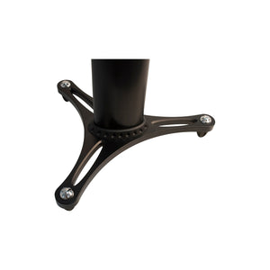 Ultimate Support MS-90/45B Pro Column Studio Monitor Stands w/ Cable Channels, Pair, Black-Easy Music Center