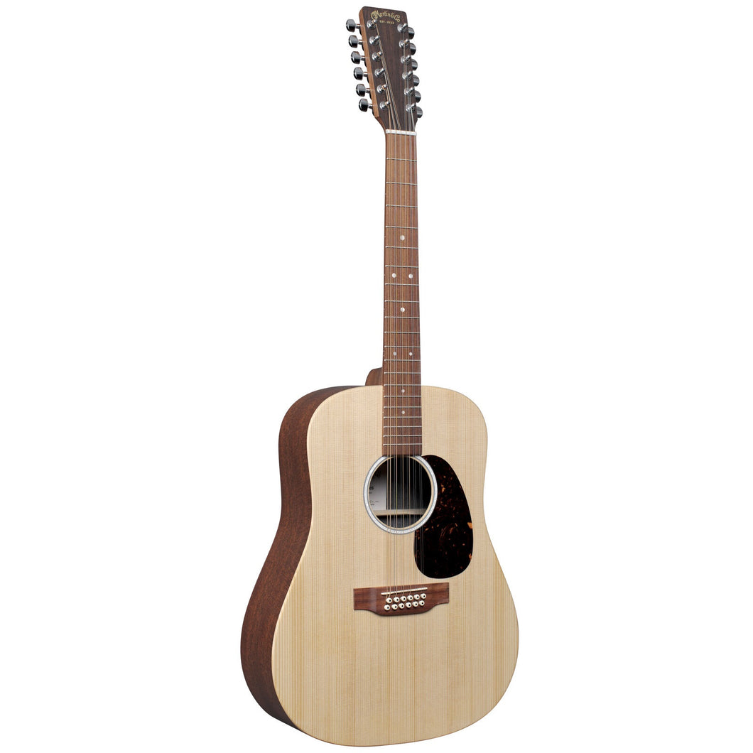 Martin D-X2E-12STRING Dreadnought X-Series 12-String Acoustic/Electric Gutar with RW Pattern HPL-Easy Music Center