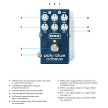 Load image into Gallery viewer, Mxr M306 Poly Blue Octave Pedal-Easy Music Center
