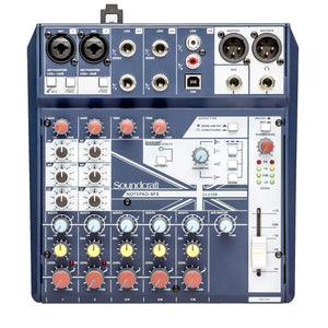 Soundcraft NOTEPAD-8FX Small-format Analog MIxer w/ Effects, USB-Easy Music Center