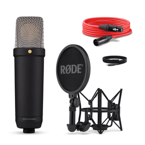 Rode NT1GEN5B NT1 5th Generation Hybrid Studio Condenser Microphone, Black-Easy Music Center