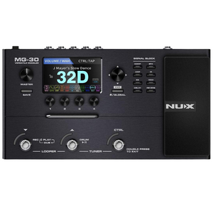 NUX MG-30 Deluxe Micro Guitar Processor, Multi-Effects-Easy Music Center