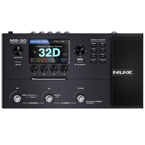 NUX MG-30 Deluxe Micro Guitar Processor, Multi-Effects NUX MG-30 Deluxe Micro Guitar Processor, Multi-Effects