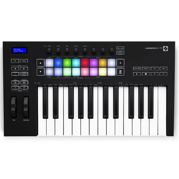 Novation LAUNCHKEY25MK3 Midi Keyboard Controller 25-Key – Easy