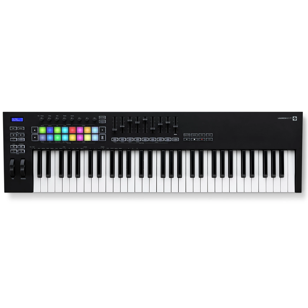 Novation LAUNCHKEY61MK3 Midi Keyboard Controller 61-Key-Easy Music Center