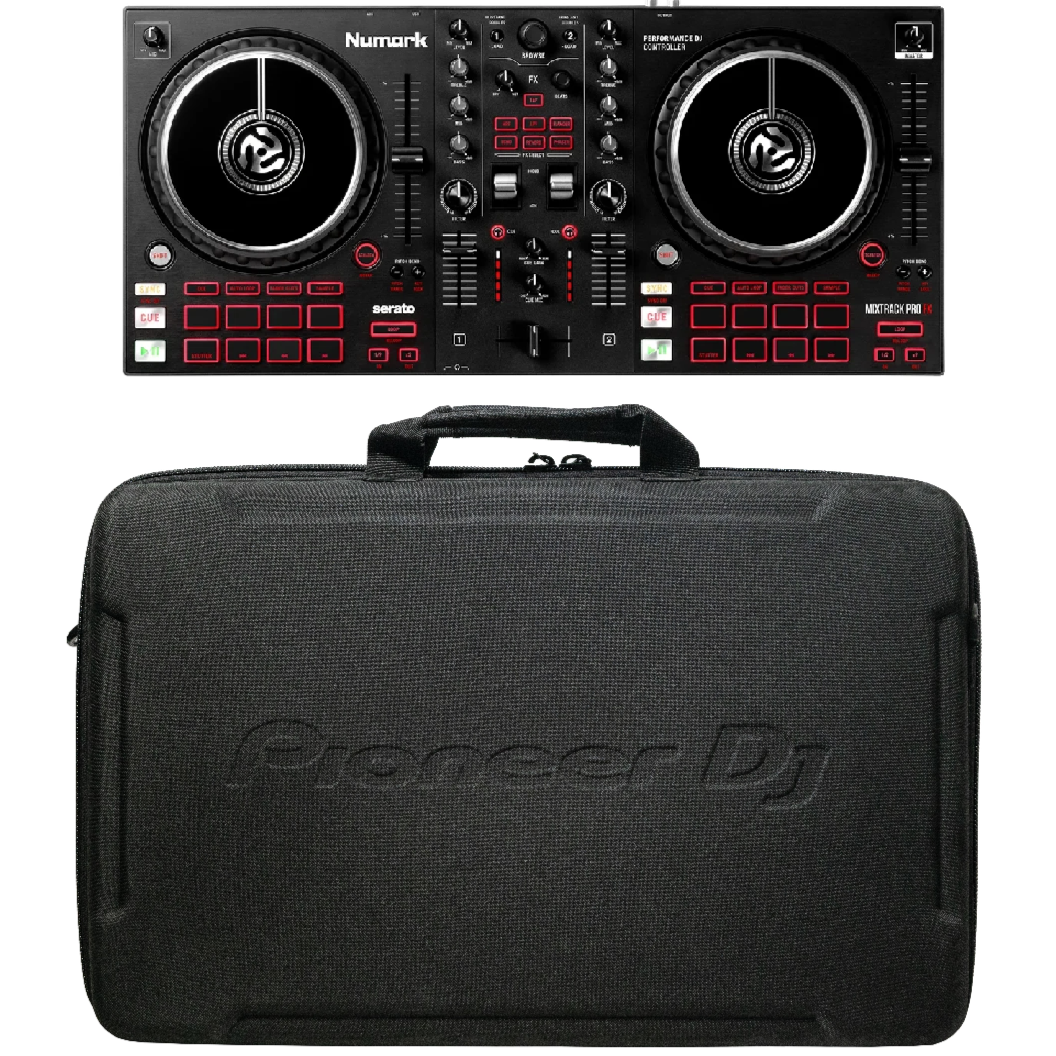 Numark MIXTRACKPROFX DJ Controller & DJC-B1 Soft Case Bundle