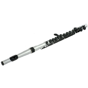Nuvo N235SFSB Student Flute - Black/Silver-Easy Music Center