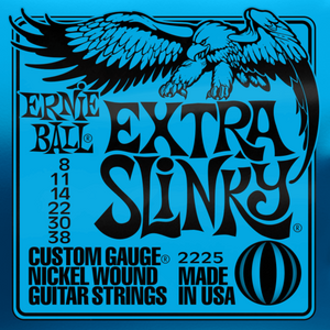 Ernie Ball 2225 Extra Slinky Nickel Wound Electric Guitar Strings 8-38 Gauge-Easy Music Center