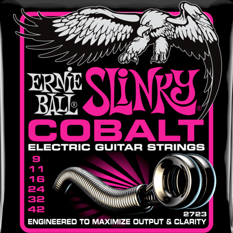 Ernie Ball 2723 Super Slinky Cobalt Electric Guitar Strings 9-42 Gauge-Easy Music Center