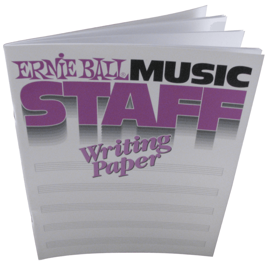 Ernie Ball 7019 Staff Writing Paper Book-Easy Music Center