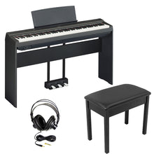 Load image into Gallery viewer, Yamaha P125B Digital Piano Complete Home Bundle, Black-Easy Music Center
