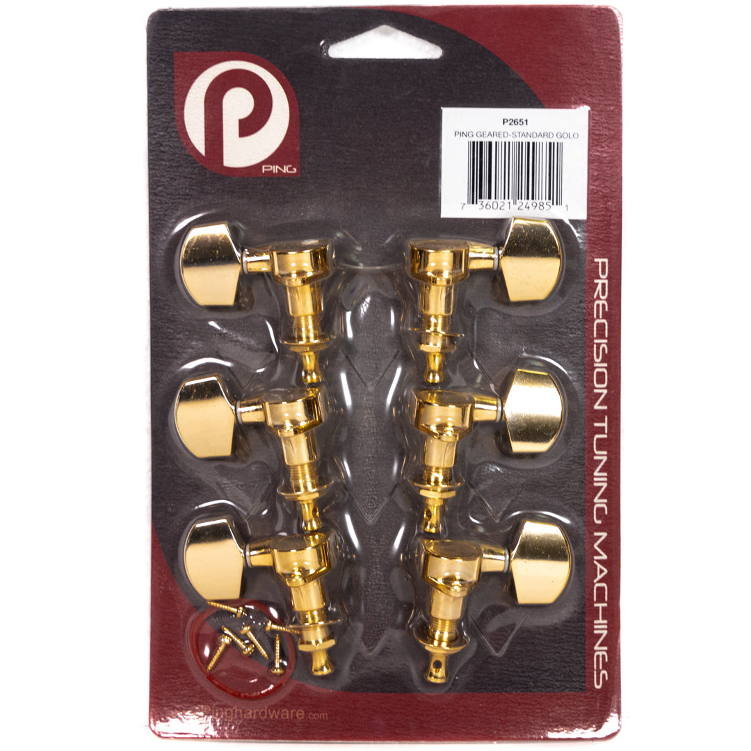 Ping P2651 Standard Individual 3+3 Tuners w/ Gold Heads