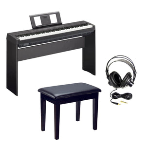 Yamaha P45B 88-key Digital Piano Complete Home Bundle-Easy Music Center
