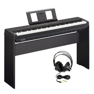 Yamaha P45B 88-key Digital Piano Essentials Bundle-Easy Music Center