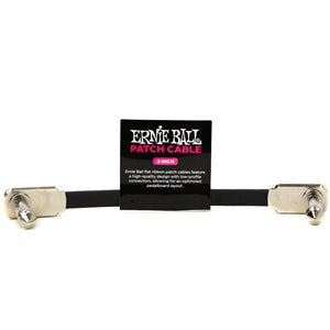 Ernie Ball P06225 3” Single Flat Ribbon Patch Cable-Easy Music Center