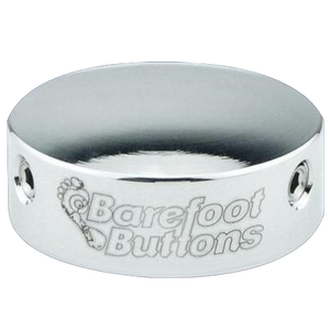 Barefoot Button 18-V1-ST-CH Pedal Button V1 3/8", Chrome-Easy Music Center
