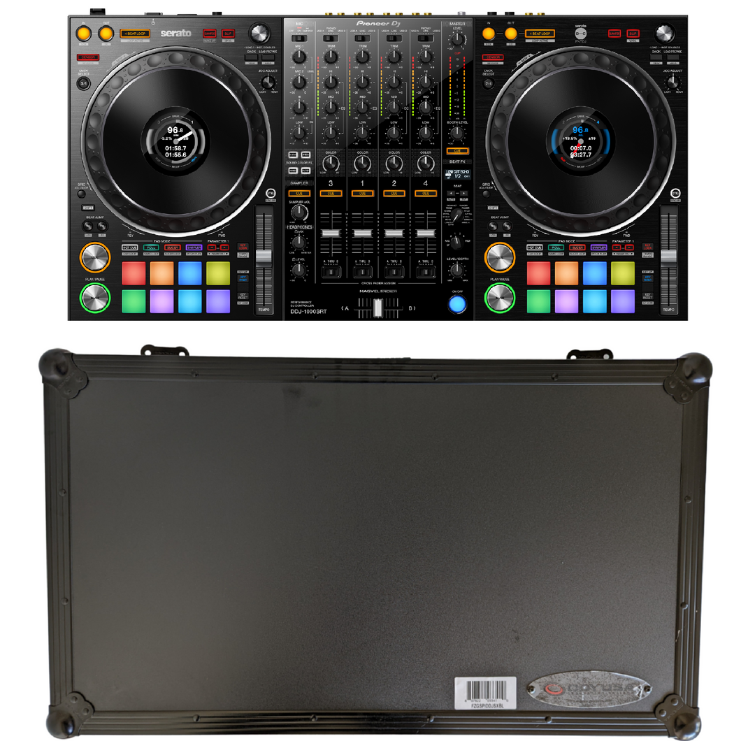 Pioneer DDJ-1000SRT 4-channel DJ controller & FZGSPIDDJSXBL Soft Pioneer DDJ-1000SRT 4-channel DJ controller & FZGSPIDDJSXBL Soft