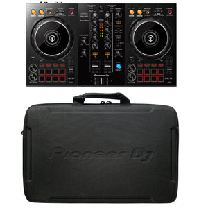 Pioneer DDJ-400 DJ controller for Rekordbox dj & DJC-B1 Soft Case Bundle-Easy Music Center