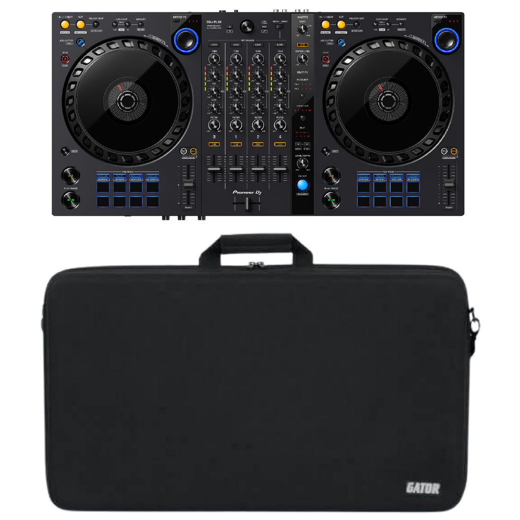 Pioneer DDJ-FLX6 4-channel DJ Controller & GU-EVA-2816-4 Soft Bag Pioneer DDJ-FLX6 4-channel DJ Controller & GU-EVA-2816-4 Soft Bag