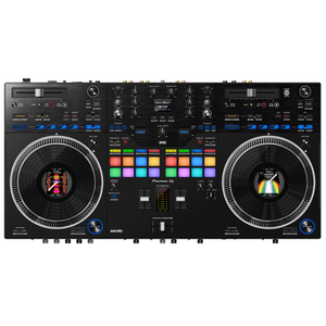 Pioneer DDJ-REV7 Scratch-Style 2-Channel Pro DJ Controller for Serato DJ Pro, Black-Easy Music Center