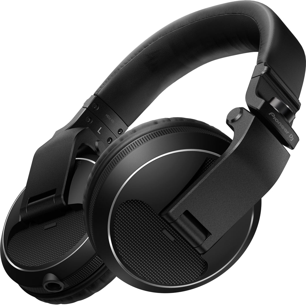 Pioneer HDJ-X5-K Closed-Back DJ Headphones, Black-Easy Music Center
