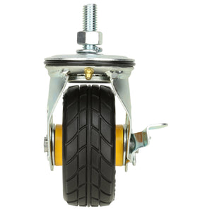 Rock N Roller RCSTR4X2 4" x 2" Ground Glder Wide caster w/brake (upgrade for R2) - 2pk-Easy Music Center